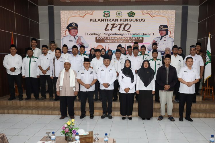 Wakil Wali Kota Lantik Pengurus LPTQ Pematangsiantar 2026-2031
