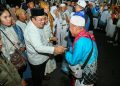 Jamaah Haji/Hajjah Siantar Disambut Kepulangannya di Balaikota