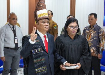 Budiman Ricardo Surya Tanjung Dilantik Jadi Dirtek Perumda Tirtauli Siantar