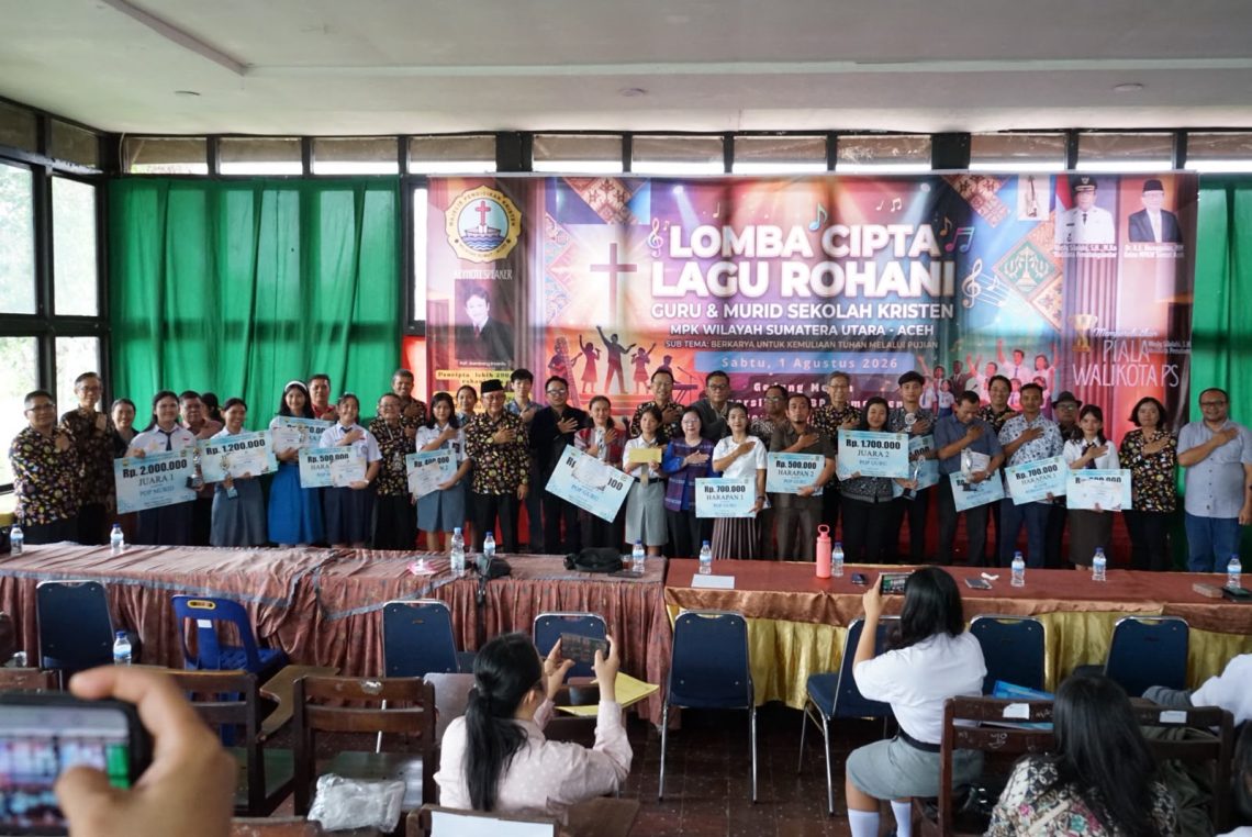 Lomba Cipta Lagu Rohana Guru dan Siswa Kristen Dibuka Wali Kota