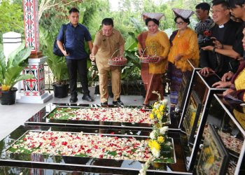 Wali Kota Hadiri Peresmian Renovasi Makam Tokoh Simalungun dr Djasamen Saragih