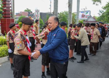 Kwarcab Pramuka Siantar Ikuti Jambore Nasional di Cibubur