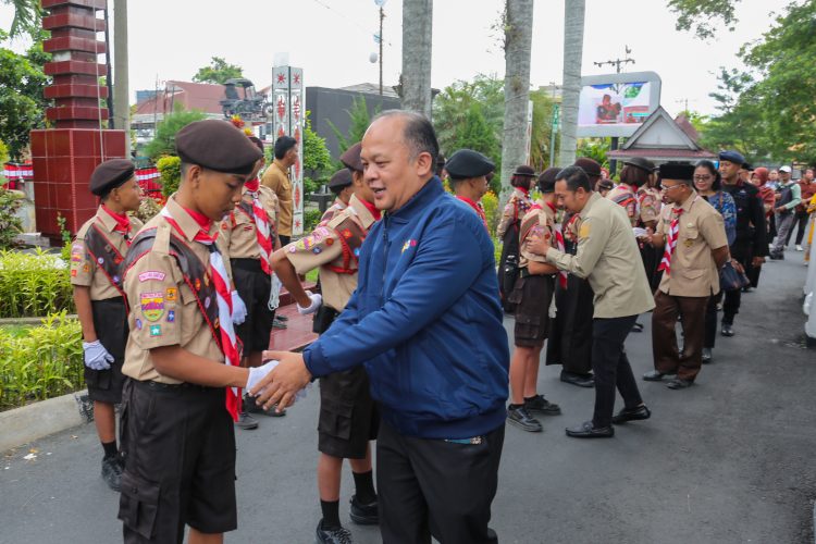 Kwarcab Pramuka Siantar Ikuti Jambore Nasional di Cibubur