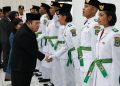 Paskibraka Kota Siantar 2026 Dikukuhkan, Lulus Masuk UI Dapat Beasiswa