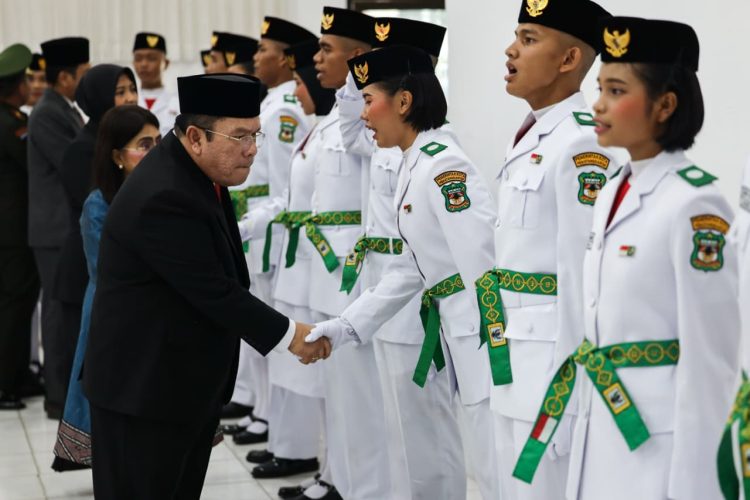 Paskibraka Kota Siantar 2026 Dikukuhkan, Lulus Masuk UI Dapat Beasiswa