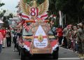 Karnaval Mobil Hias HUT Kemerdekaan RI di Siantar Cukup Memukau