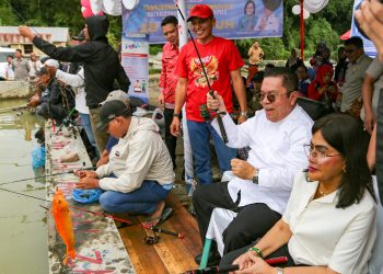 Lomba Mancing Bareng Meriahkan HUT ke-81 Kemerdekaan RI di Siantar
