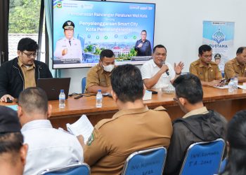 Diskominfo Bahas Penyelenggaraan Pematangsiantar Smart City