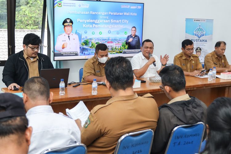 Diskominfo Bahas Penyelenggaraan Pematangsiantar Smart City