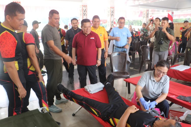 Wali Kota Siantar Hadiri Baksoskes Sambut HUT ke-81 TNI