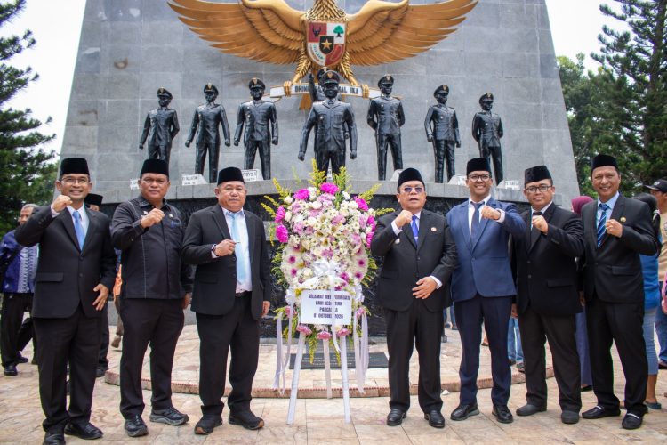 Wali Kota Wesly Hadiri Peringatan Kesaktian Pancasila Tingkat Sumut