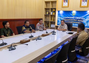 Wesly Sambut Silaturahmi Kapolres Siantar dan Jajaran