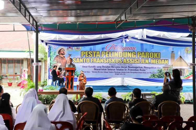 Perayaan Pesta Pelindung Paroki Santo Fransiskus Assisi Dihadiri Wali Kota