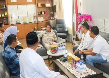 Wali Kota Sambut Audensi Kacab Bank Sumut Syariah Siantar