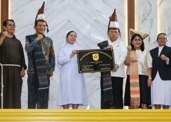 Aula SMP Bintang Timur Siantar Diresmikan Wali Kota bersama Ketua YPK Santo Laurensius