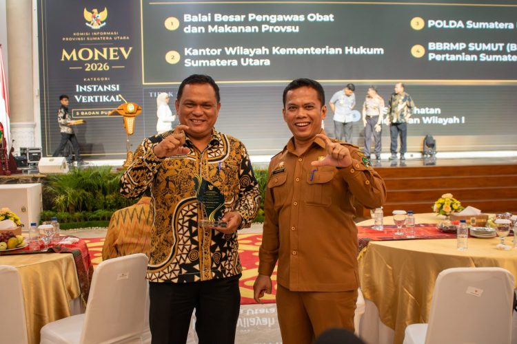 Siantar Kembali Raih Keterbukaan Informasi Sumut Award
