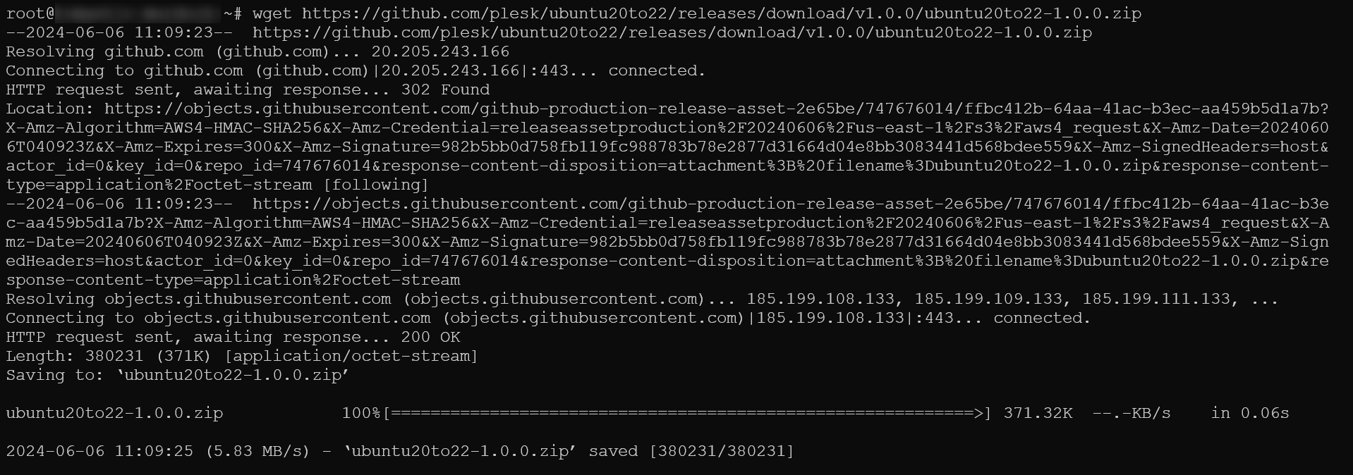 Mengunduh paket upgrade OS
