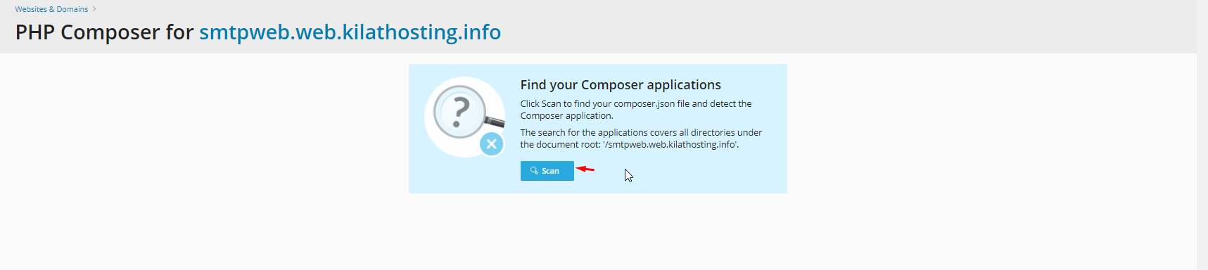 Menemukan aplikasi Composer