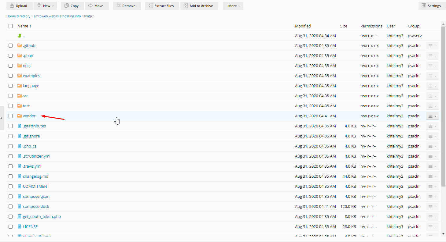 Masuk ke File Manager