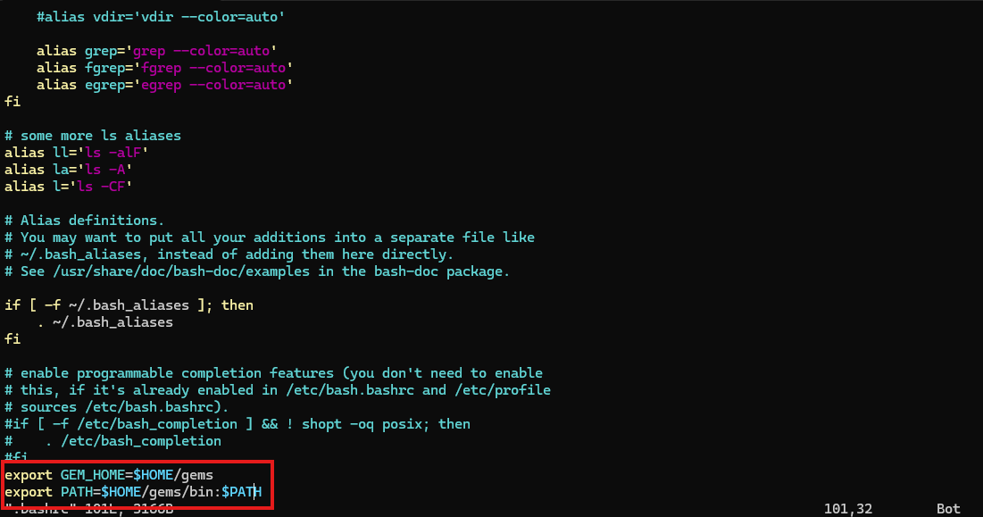 Konfigurasi bashrc Gem.png