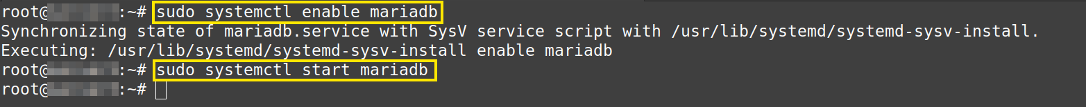 Mengaktifkan dan Menjalankan MariaDB Database Server