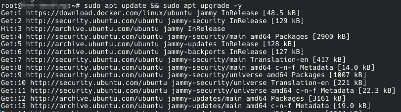 Update dan Upgrade Ubuntu 22