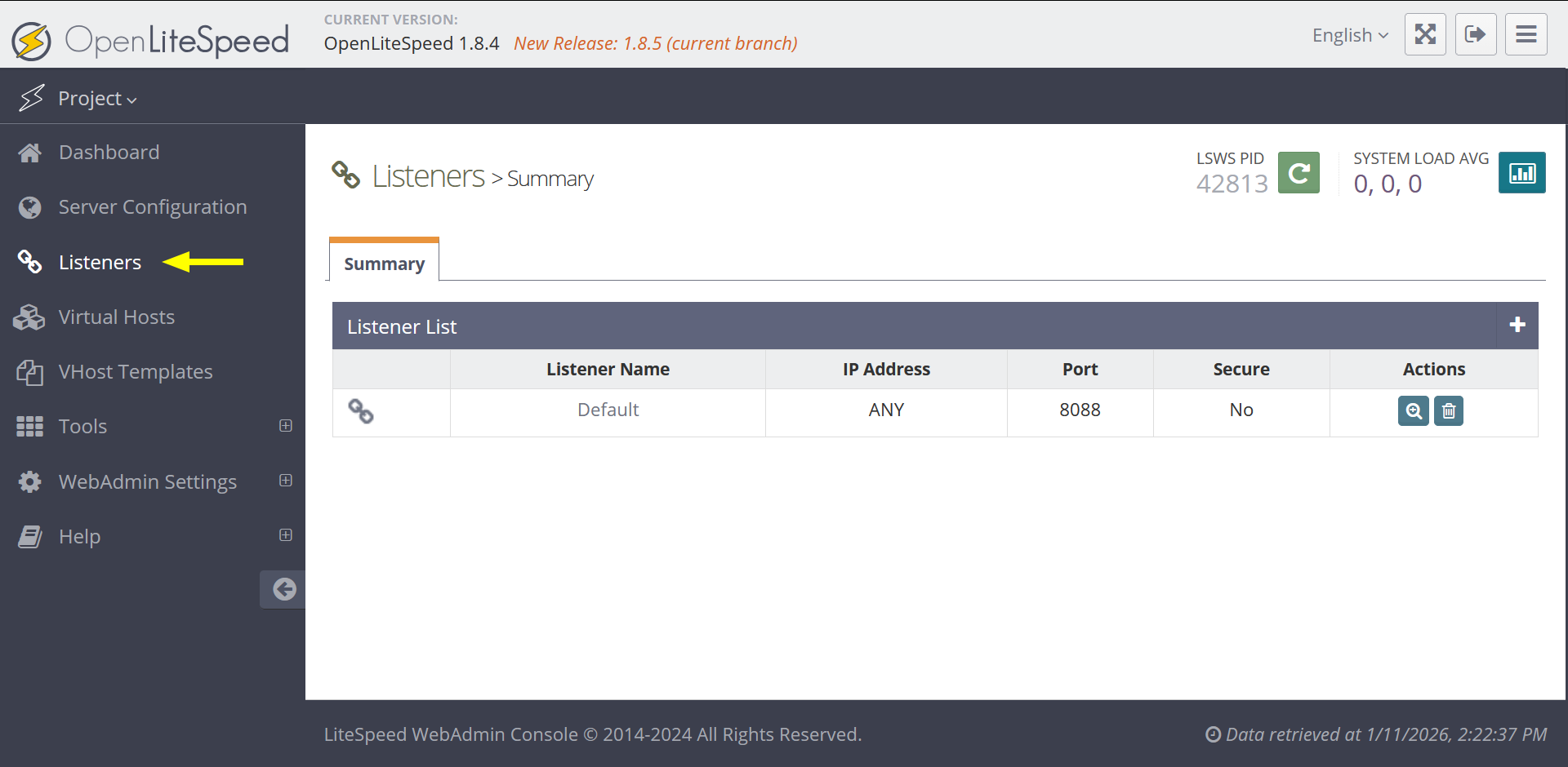 Masuk ke menu Listeners.png