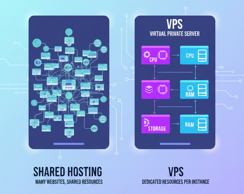 VPS VS Shared Hosting
