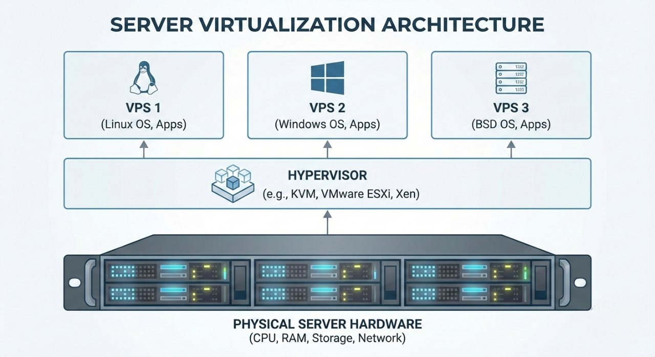 Cara Kerja VPS