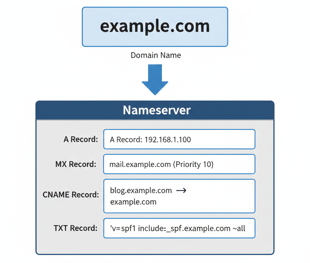 Komponen Penting dalam DNS