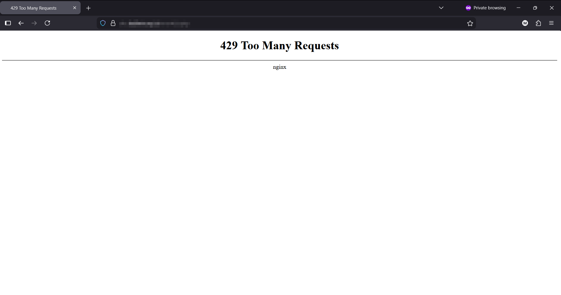 429 Too Many Requests