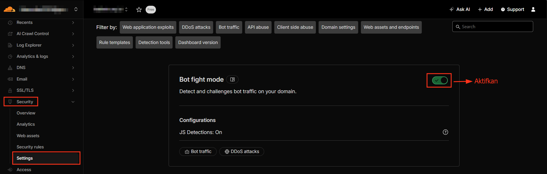 Bot Fight Mode Cloudflare