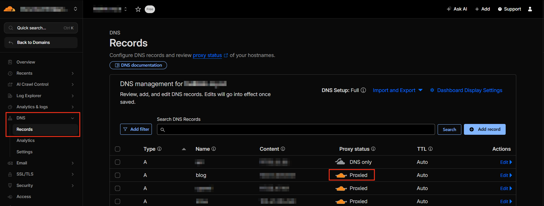 DNS Manajemen Cloudflare
