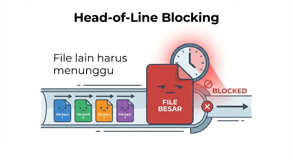 Ilustrasi Proses HTTP 1.1