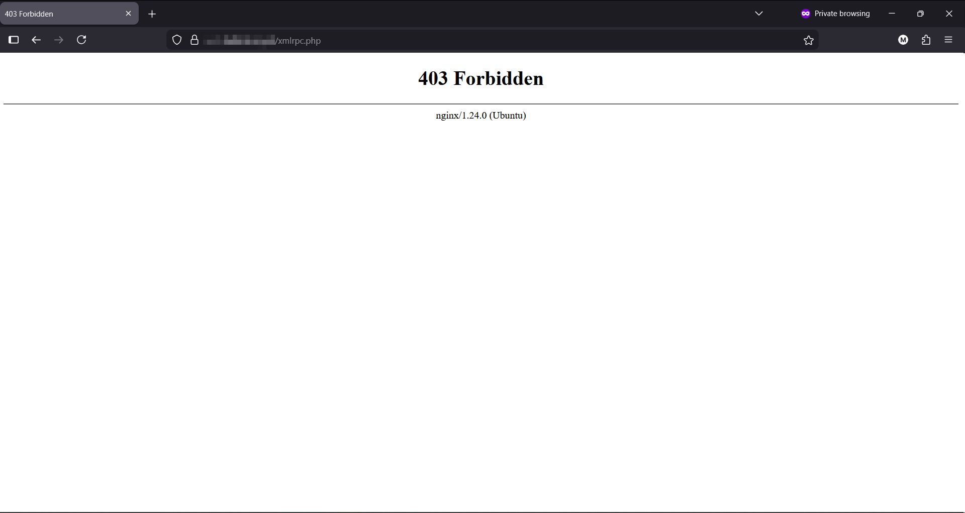 Menonaktifkan XML RPC Berhasil