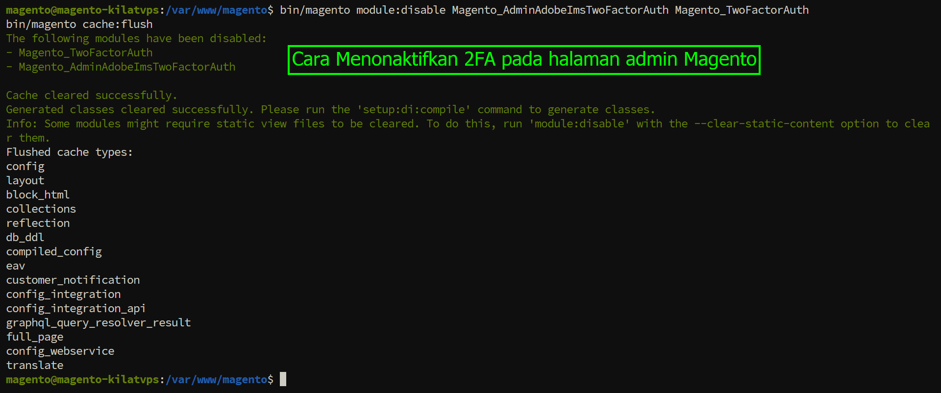 cara-menonaktifkan-2fa-pada-admin-magento