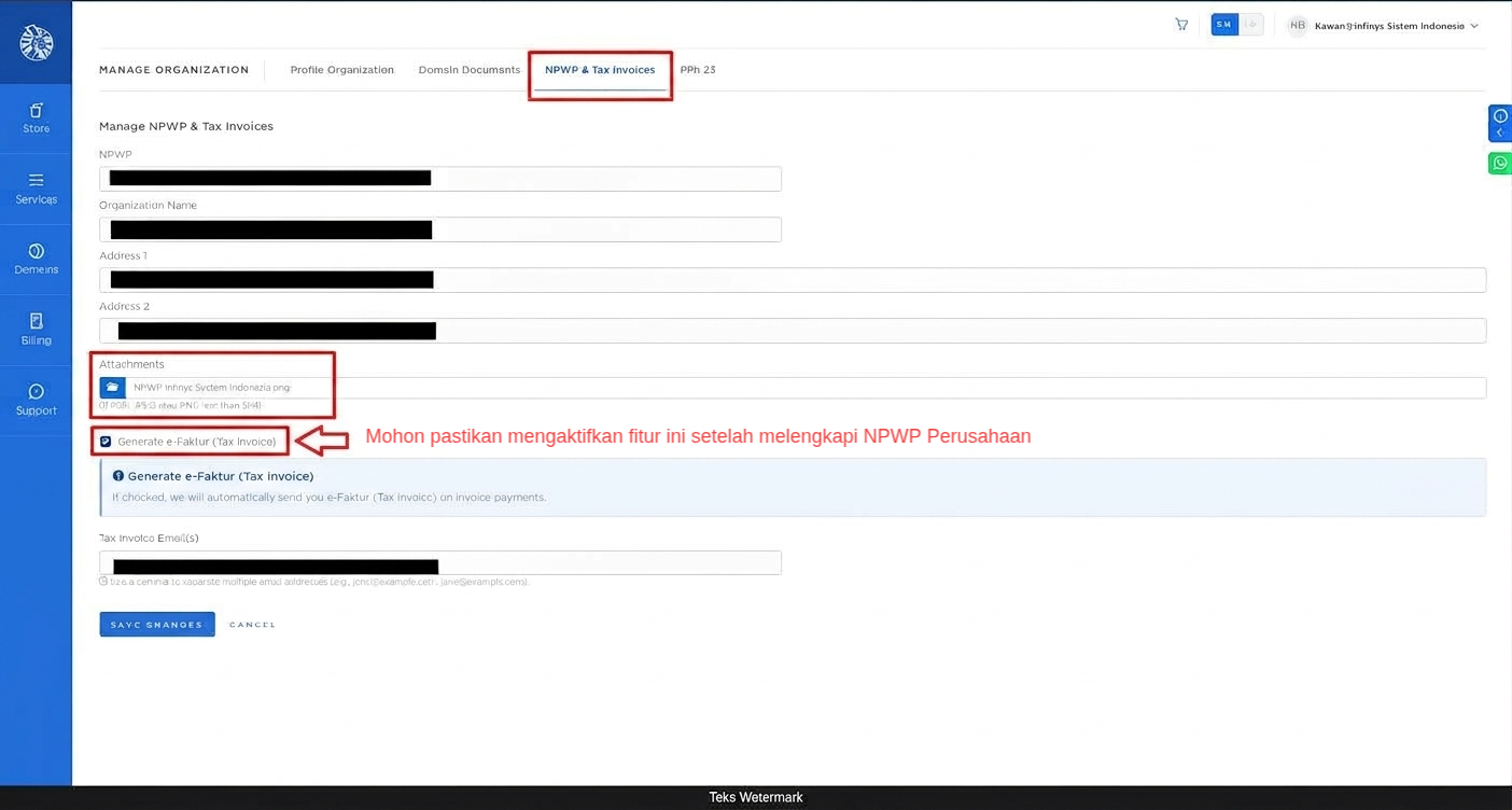 Aktifkan Fitur Penerbitan Faktur Pajak Otomatis
