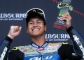 Start Paling Buncit, Finis Podium Dunia! Aldi Satya Mahendra Guncang World Supersport 2026 Indonesia Menggema