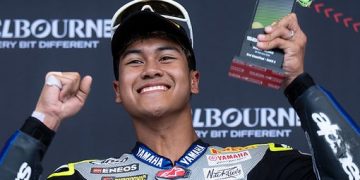 Start Paling Buncit, Finis Podium Dunia! Aldi Satya Mahendra Guncang World Supersport 2026 Indonesia Menggema