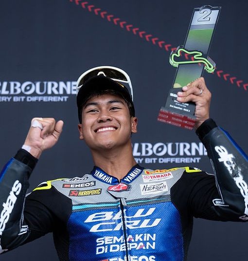 Start Paling Buncit, Finis Podium Dunia! Aldi Satya Mahendra Guncang World Supersport 2026 Indonesia Menggema