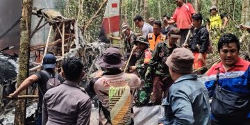 Jenazah Pilot Pesawat Pelita Air yang Jatuh di Nunukan Berhasil Dievakuasi Tim Gabungan TNI