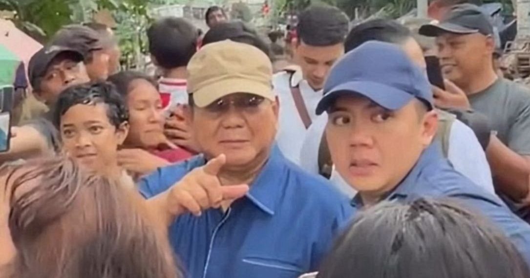 Prabowo Subianto Datangi Warga di Sekitar Rel Senen, Janji Sediakan Hunian Layak