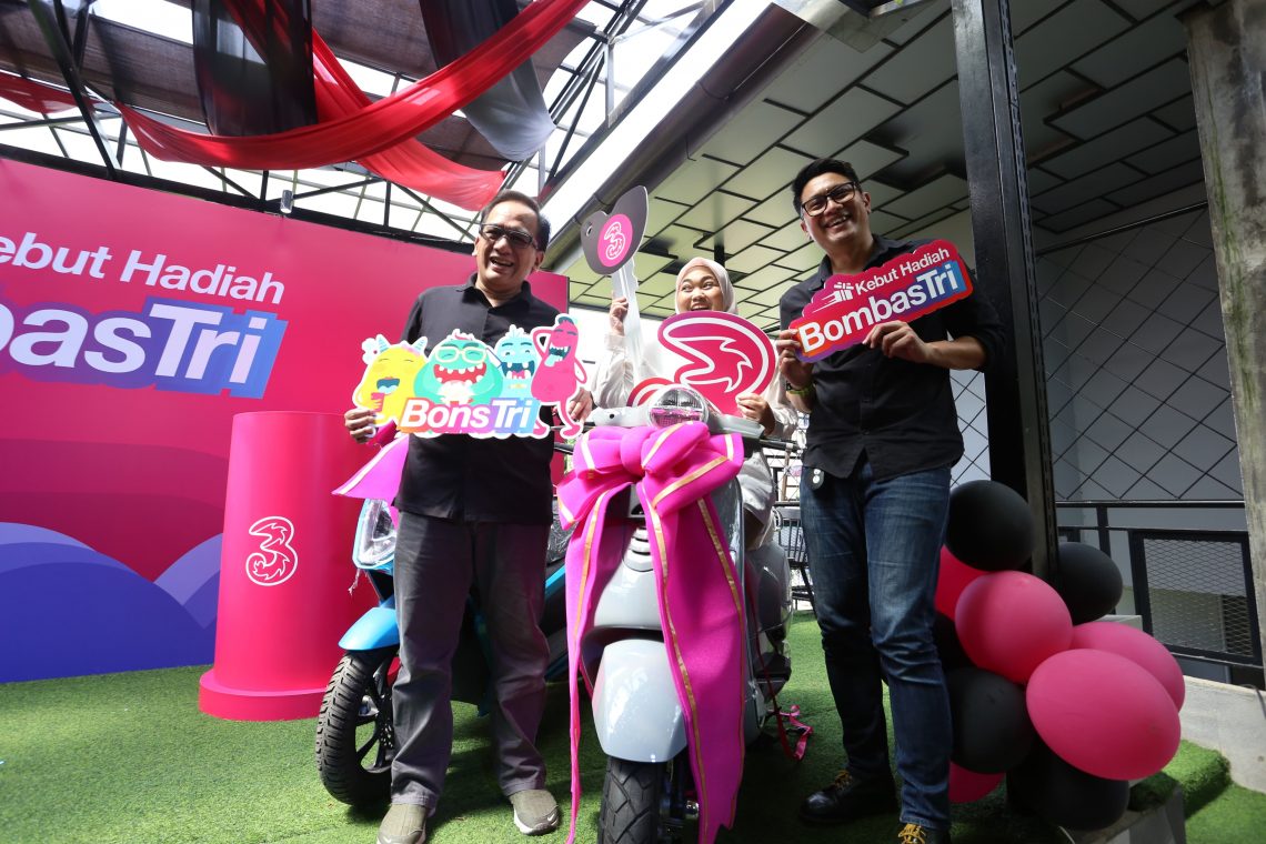 Tri Hadirkan BombasTri, Apresiasi Pelanggan dengan Peluang Hadiah Berlipat