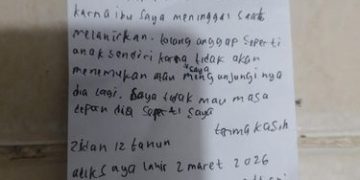 Bayi Dua Hari Ditinggalkan di Gerobak Nasi Uduk Pasar Minggu, Sang Kakak Tulis Surat Haru