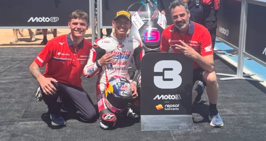 Aksi Gemilang Veda Ega Pratama di Moto3 2026, Kini Duduki Posisi 3 Klasemen
