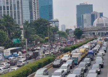 Hari Pertama Kerja, Lalu Lintas Jakarta Langsung Padat Merayap