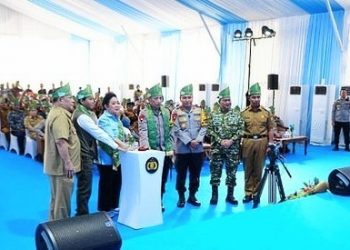 Titiek Soeharto Puji Pembangunan 110 Jembatan oleh Kepolisian Republik Indonesia di Riau