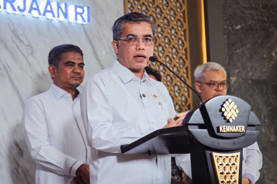 THR Tak Dibayar Penuh 2026 Menaker Sidak Perusahaan di Semarang