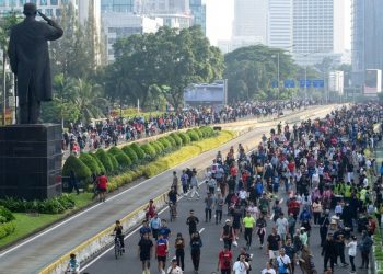 Satpol PP DKI Tegaskan Larangan Berjualan di Jalur CFD Sudirman-Thamrin