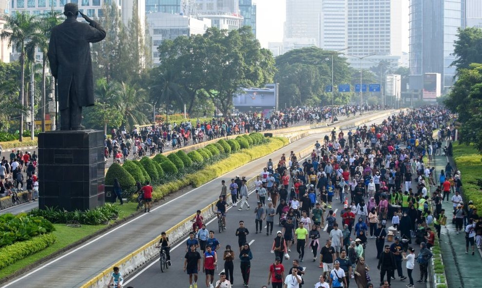 Satpol PP DKI Tegaskan Larangan Berjualan di Jalur CFD Sudirman-Thamrin